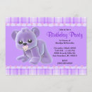 Recherche de ours pourpre invitations Mignon