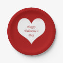 Search for valentines day paper bowls Red