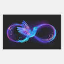 Search for bird rectangle stickers Black