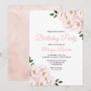 Recherche de romantique anniversaire invitations Floral