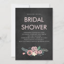 Recherche de chalkboard bridal shower invitations Vintage