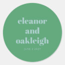 Recherche de vert clair autocollants Typographie