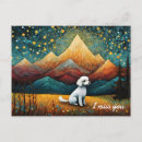 Recherche de de caniche cartes postales Miniature