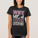 Search for wife womens tshirts Legend