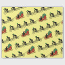 Recherche de père noël sur une moto papier cadeau Vélo