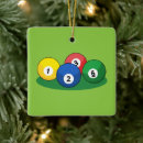 Search for pool ball ornaments Snooker