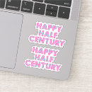 Search for happy 50th anniversary stickers Fifty