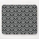 Search for repeating pattern mousepads Black and white
