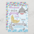 Search for shark or mermaid invitations Summer