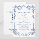 Search for french engagement party invitations Vintage