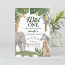 Recherche de wild one safari birthday invitations Enfants