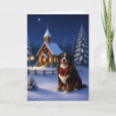 Search for bernese mountain dog christmas cards Snow