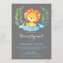 Search for lion baby boy shower invitations Shower by mail
