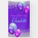 Search for vertical birthday banners Girly