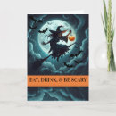 Search for scary halloween cards Witch