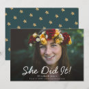 Search for she did it graduation announcement cards Elegant