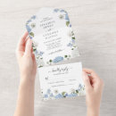 Search for white hydrangea wedding invitations Dusty blue