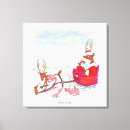 Search for santa claus canvas prints Reindeer