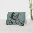 Recherche de tandem vœux cartes Chiens à bicyclette
