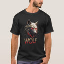 Recherche de loup féroce tshirts Graphique