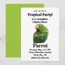 Search for parrot party invitations Cute