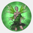 Search for the green fairy stickers Faerie