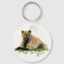 Search for bear painting keychains Watercolor