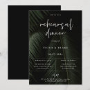 Search for palm tree rehearsal dinner invitations Boho
