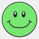 Search for green face stickers Smile