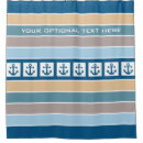 Search for nautical shower curtains Stripes