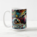 Search for floating in space mugs Planets