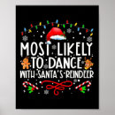 Search for santa reindeer posters Parody