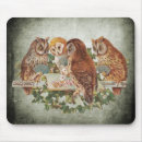 Recherche de chouettes tapis souris Vintage