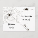 Search for arachnids invitations Creepy