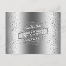 Search for 40th birthday save the dates Glitter