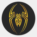 Search for black spider stickers Arachnid