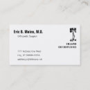 Search for orthopedic business cards Surgeon