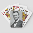 Recherche de nous président jeux de cartes Lincoln