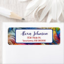Search for abstract swirl return address labels Pattern