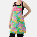 Search for tropical fish aprons Watercolor