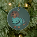 Search for wiener dog ornaments Tree