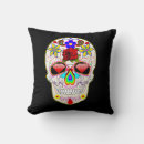 Search for sugar skull pillows Black