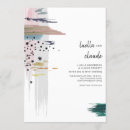 Search for brushstroke wedding invitations Watercolor