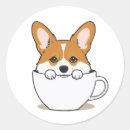 Search for cartoon corgi stickers Adorable