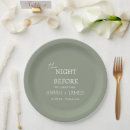 Recherche de sage wedding assiettes Script