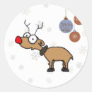 Search for red nosed reindeer stickers Rudolph