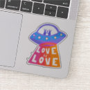 Search for alien love stickers Aliens