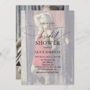 Search for modern chic bridal shower invitations Script calligraphy