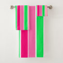 Search for pink green bath towels Bright