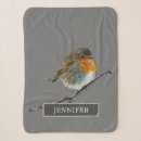 Search for robin bird blankets Redbreast